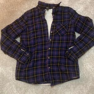 Blue flannel jacket